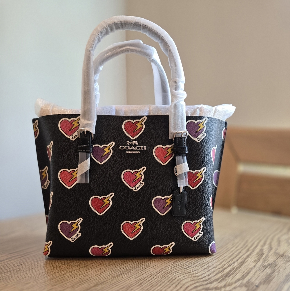 NWT Coach Outlet Heart Mollie 25